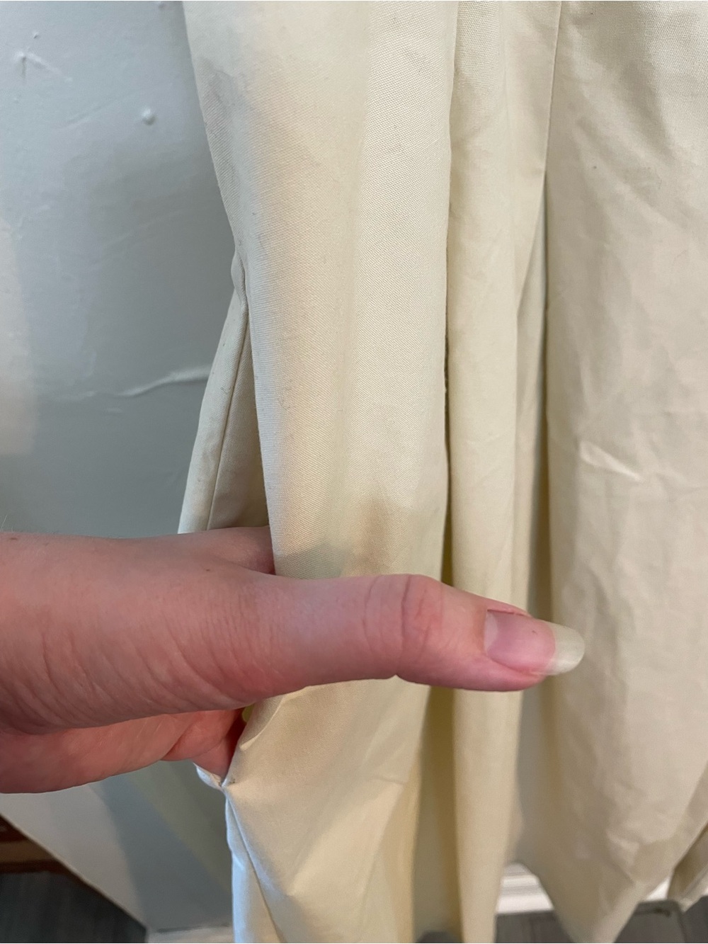 a new day Cream Halter Midi Dress with Pleated Skirt - Picture 7 of 12
